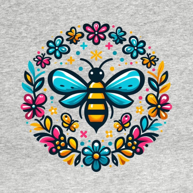 Flower Bee by WolfeTEES